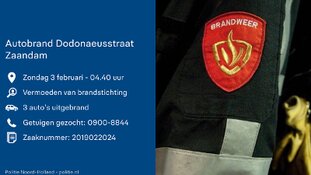 Auto’s door brand verwoest in Zaandam