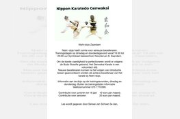 Nishi-dojo Zaandam heeft ruimte voor nieuwe leden