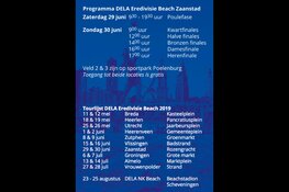 Eredivisie Beachvolleybal op de Rozengracht met internationale topteams