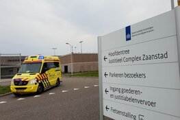 Zwaargewonde door brand in gevangenis Westzaan