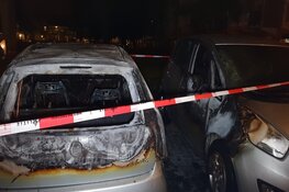 Meerdere voertuigen in de fik in Zaandam