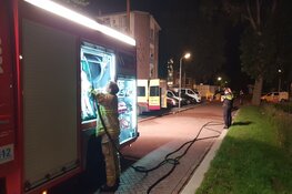 Meerdere voertuigen in de fik in Zaandam