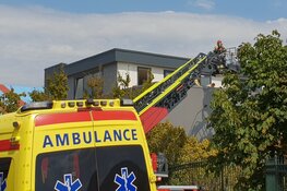 Brand op dakterras woning Zaandam