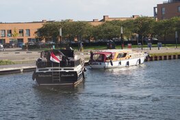 Brand op boot in Zaandam