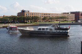 Brand op boot in Zaandam