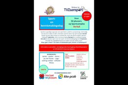 Tennisclub Zaansport en voetbalvereniging Hercules werken samen om 50 plussers in beweging te krijgen