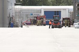 Brand bij bedrijf Zaandam