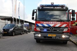 Brand bij bedrijf Zaandam