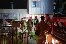 Schade op woonboot door brand