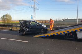 Half uur vertraging op A8 bij Zaandam door ongeluk