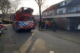 Brand op zolder woning