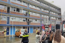 Brand in flatwoning Poelenburg