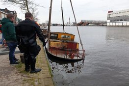 Bootje gezonken in Wormerveer