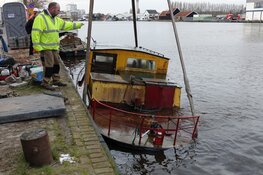 Bootje gezonken in Wormerveer