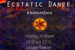 Ecstatic Dance Krommenie 20 maart in De Groote Weiver