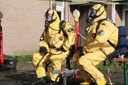 Geen coronavirus, maar oefening in Krommenie