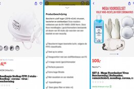 Bol.com verwijdert producten na valse beschermingsclaims tegen coronavirus