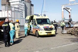 Gewonde door brand op zeilschip