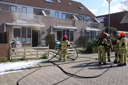 Brand in meterkast in woning Jisp