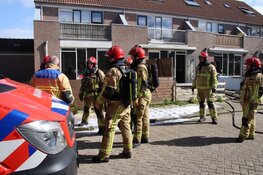 Brand in meterkast in woning Jisp