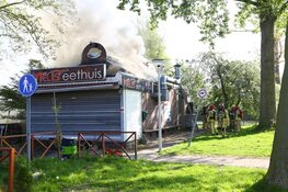 Forse schade bij brand grillroom