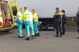 Scooterrijder zwaargewond na valpartij