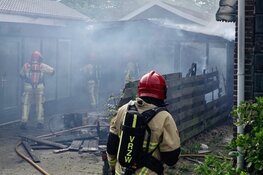 Veel schade bij brand aan Vlietsend in Krommenie