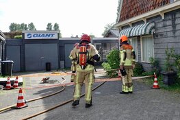 Veel schade bij brand aan Vlietsend in Krommenie