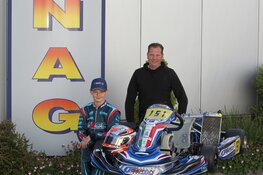 Kartkampioen Dylan Visser (12) racet net als Max Verstappen veel op de simulator