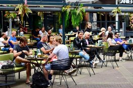 Volop genieten bij heropenen terrassen op de Dam