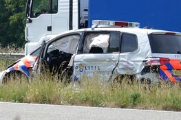 Politieauto betrokken bij ongeval