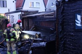 Paniek bij brand in schuur