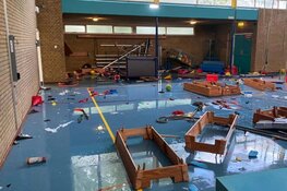 Gymzaal Zaandam vernield en onder water gezet, daders nog niet in het vizier