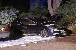 Autobrand op &#39;t Kalf