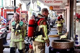 Brand op Zuiddijk in Zaandam