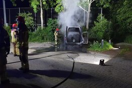 Voertuigbrand in Westknollendam