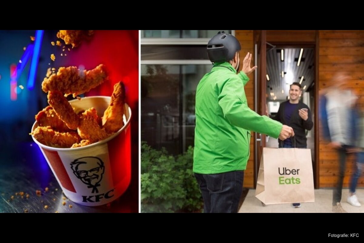 KFC gaat samenwerking aan met Uber Eats in Zaandam