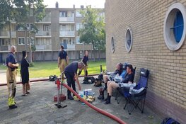 Brand in garagebox flat Zaandam