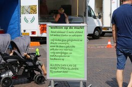 Woningbrandje in Zaandam, drukte bij markt