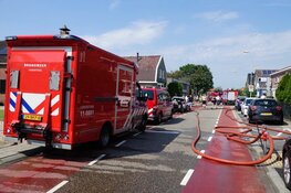 Brand in hooiwagen Oostzaan