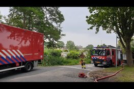 Brand bij tuinvereniging Zaandam