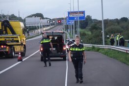 Botsing op A7: automobilist vlucht