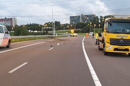 Botsing op A7: automobilist vlucht