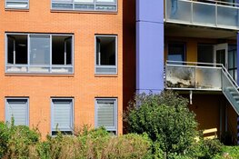 Brand op balkon in Assendelft