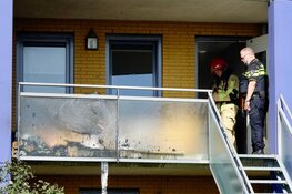 Brand op balkon in Assendelft