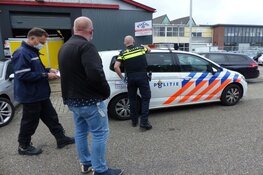 Politie-inval bij bedrijven in Wormerveer