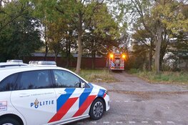 Brand in slooppand aan Sportlaan