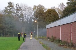 Brand in slooppand aan Sportlaan