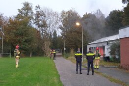 Brand in slooppand aan Sportlaan