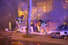 Brand op boot in Wormerveer